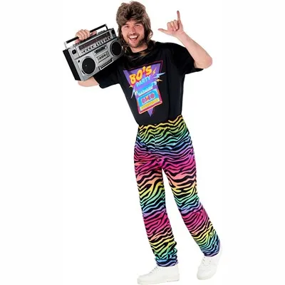 Schlichtes 80er Jahre Kostüm für Herren